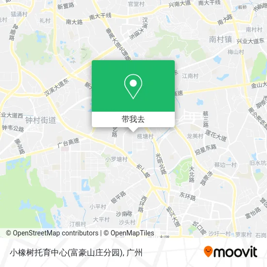 小橡树托育中心(富豪山庄分园)地图