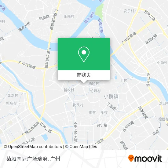 菊城国际广场瑞府地图
