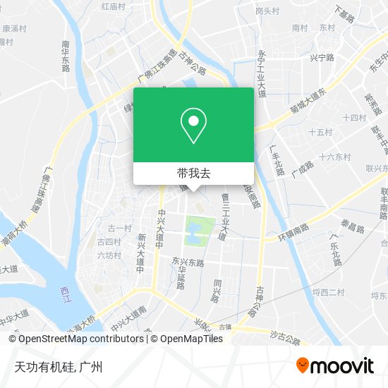 天功有机硅地图