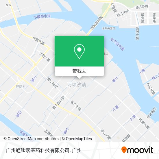 广州蛭肽素医药科技有限公司地图