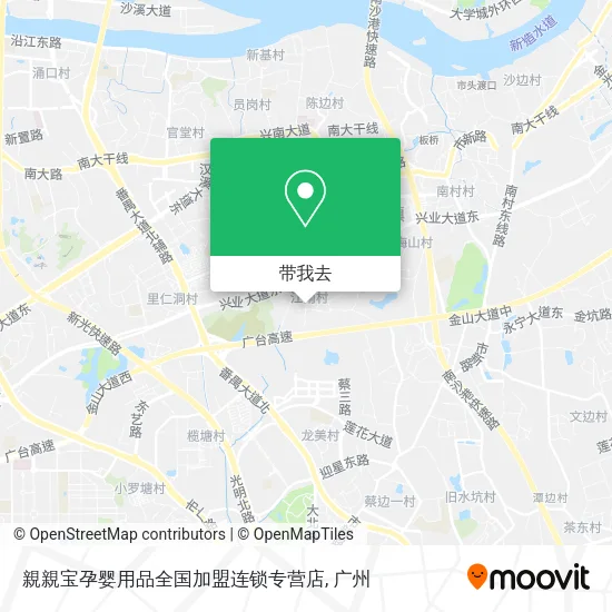 親親宝孕婴用品全国加盟连锁专营店地图