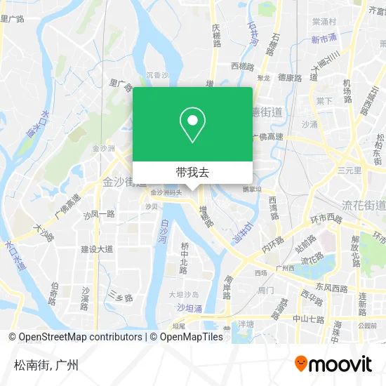 松南街地图