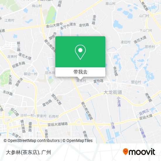 大参林(茶东店)地图