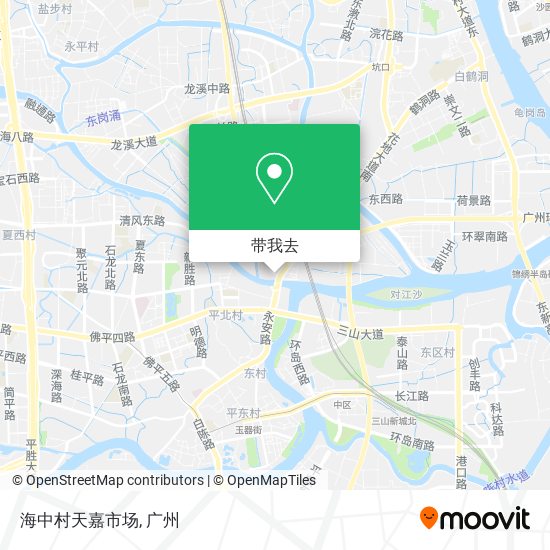 海中村天嘉市场地图