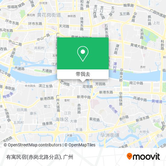 有寓民宿(赤岗北路分店)地图