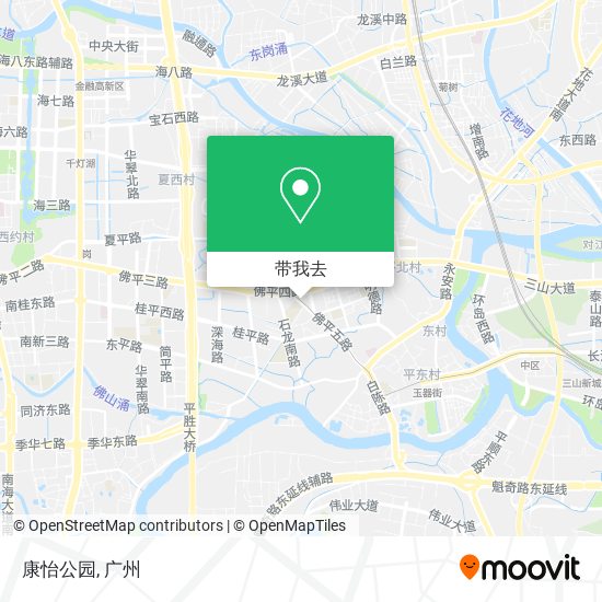 康怡公园地图