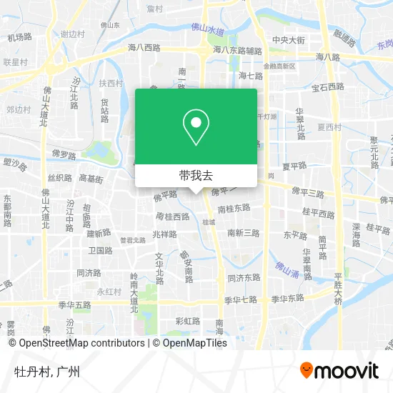 牡丹村地图