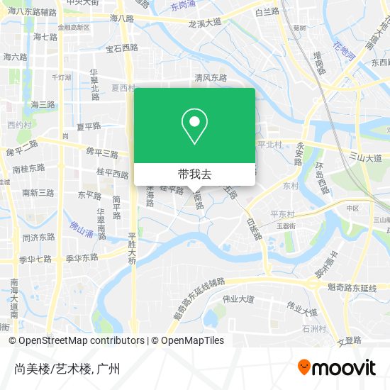 尚美楼/艺术楼地图