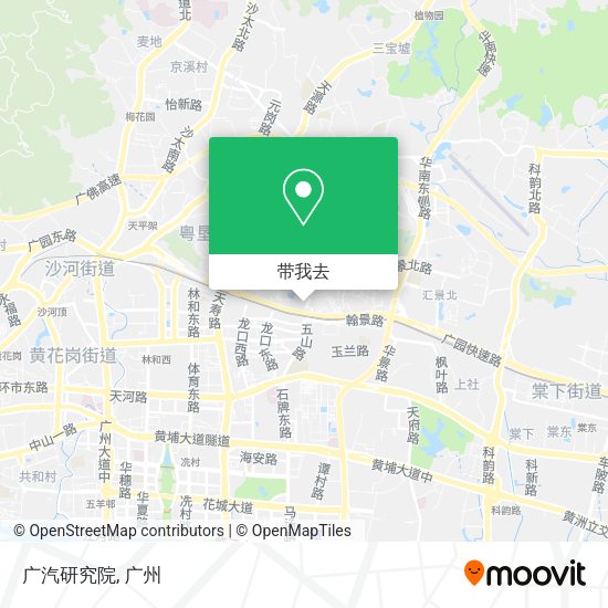 广汽研究院地图