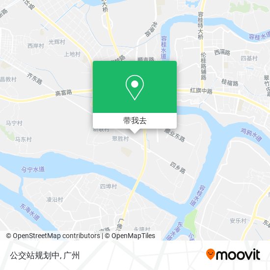 公交站规划中地图
