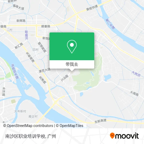 南沙区职业培训学校地图