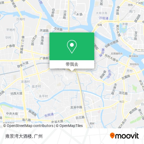 雍景湾大酒楼地图