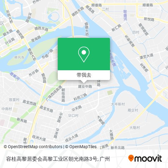 容桂高黎居委会高黎工业区朝光南路3号地图