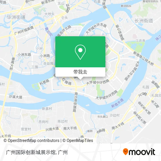 广州国际创新城展示馆地图
