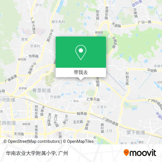 华南农业大学附属小学地图