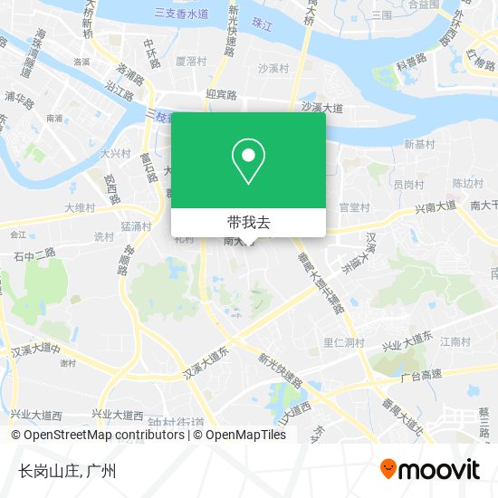 长岗山庄地图