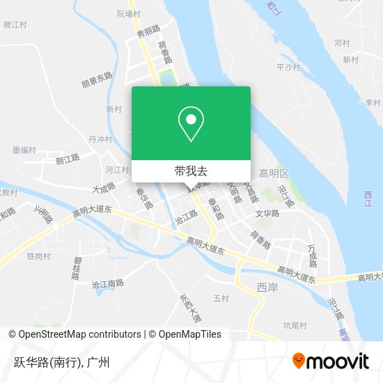 跃华路(南行)地图