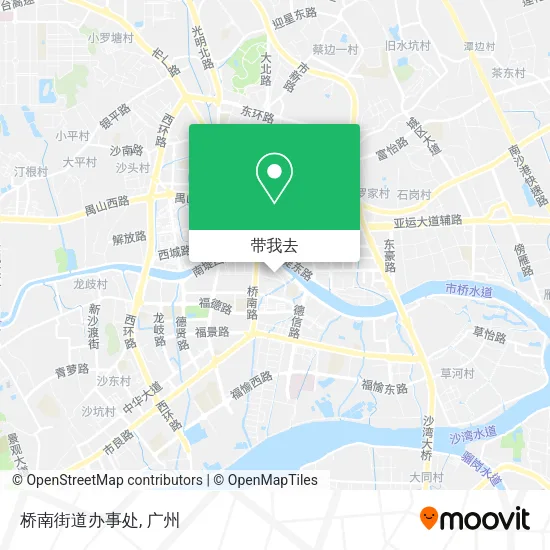 桥南街道办事处地图