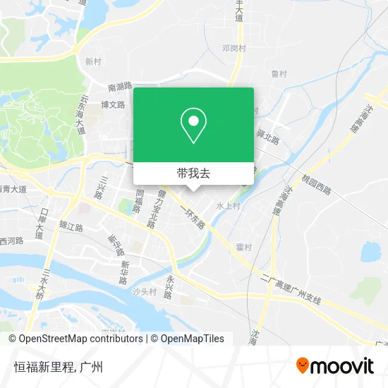 恒福新里程地图