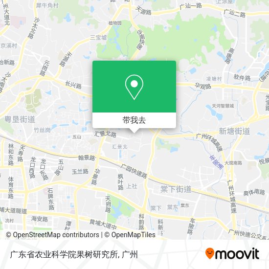 广东省农业科学院果树研究所地图