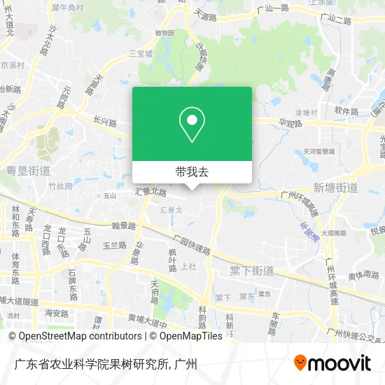 广东省农业科学院果树研究所地图