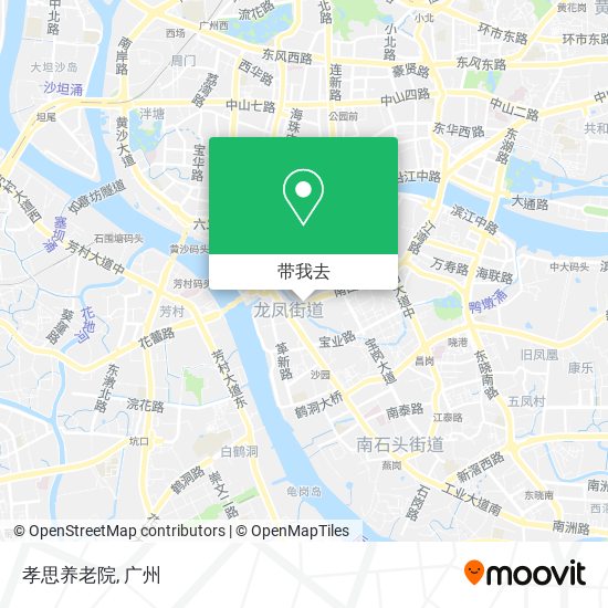 孝思养老院地图