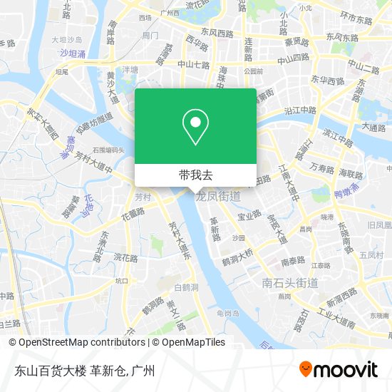东山百货大楼 革新仓地图