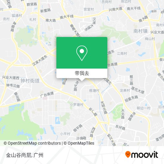 金山谷尚层地图