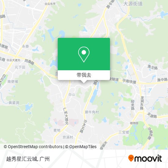 越秀星汇云城地图
