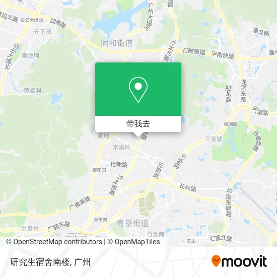 研究生宿舍南楼地图