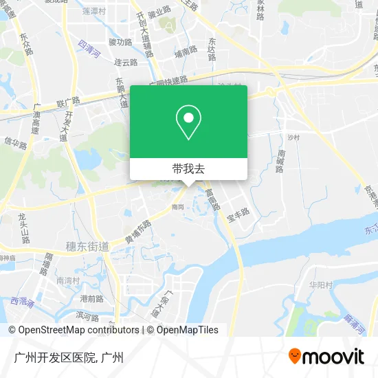 广州开发区医院地图
