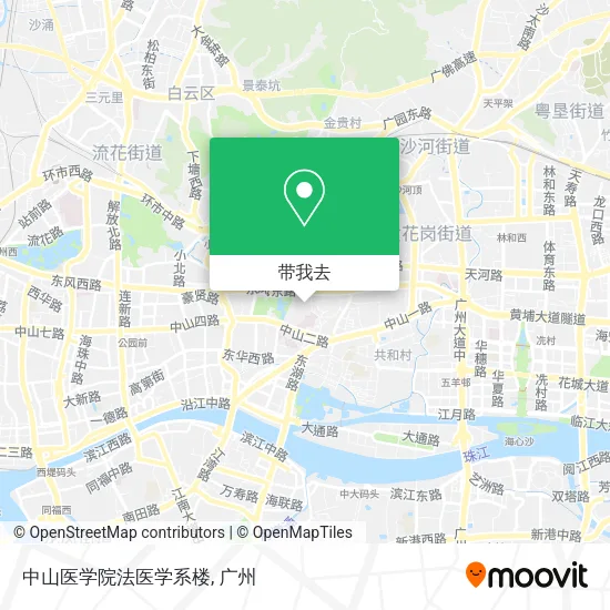 中山医学院法医学系楼地图