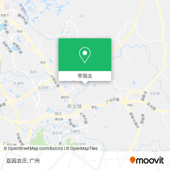 荔园农庄地图