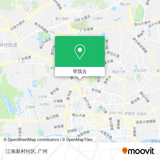 江南新村社区地图
