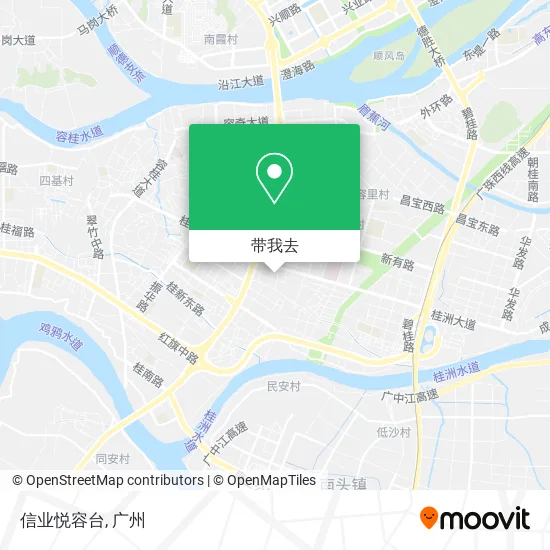 信业悦容台地图