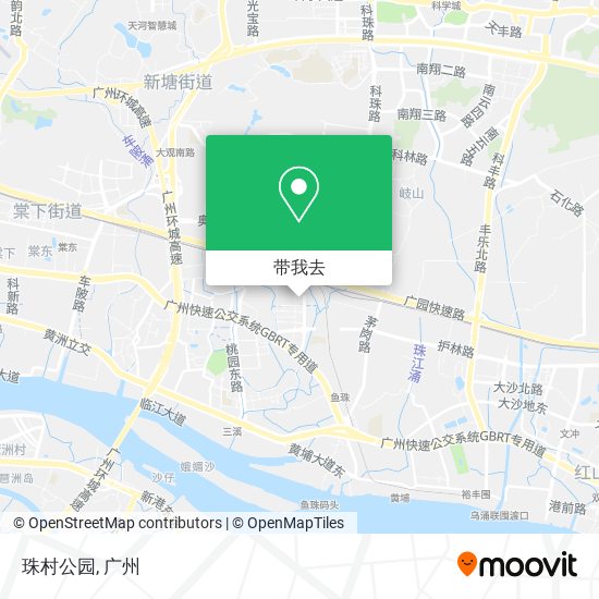 珠村公园地图