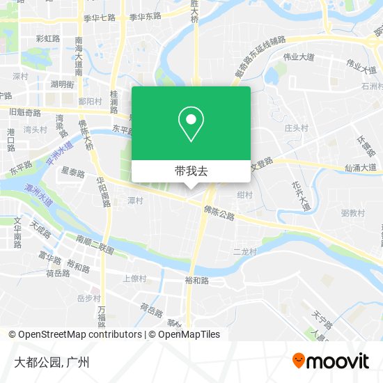 大都公园地图
