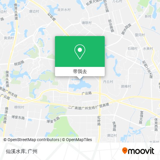仙溪水库地图
