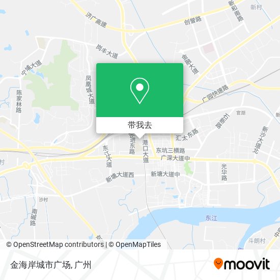 金海岸城市广场地图