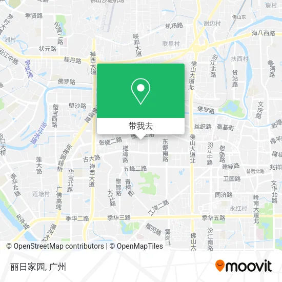 丽日家园地图
