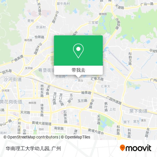 华南理工大学幼儿园地图