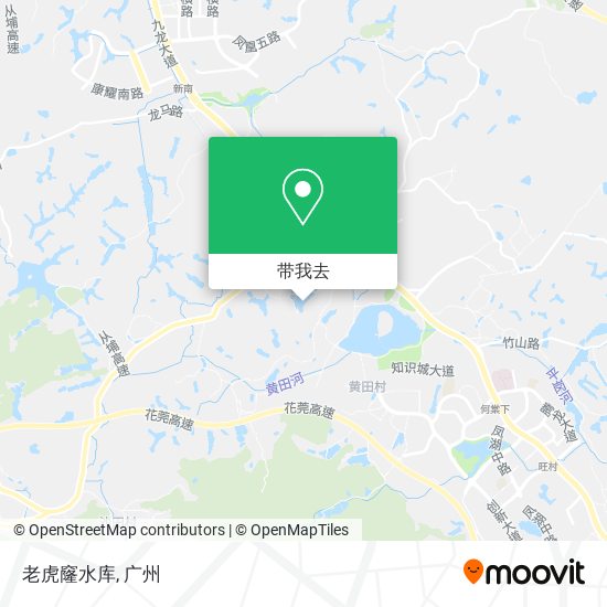 老虎窿水库地图