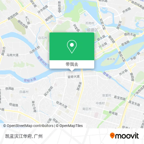 凯蓝滨江华府地图