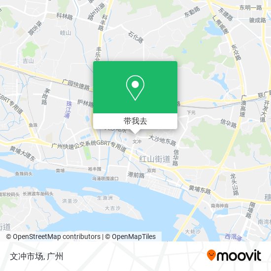 文冲市场地图