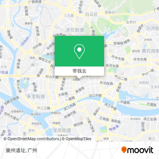 藥州遺址地图