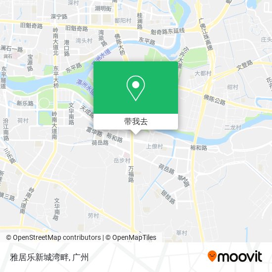 雅居乐新城湾畔地图
