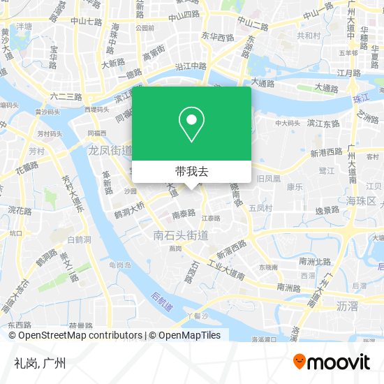 礼岗地图