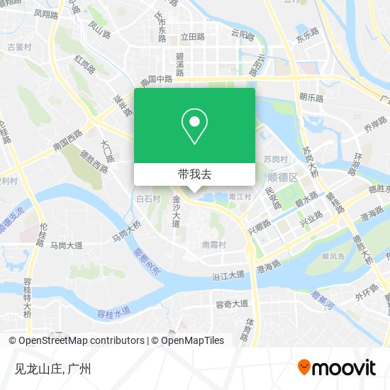 见龙山庄地图