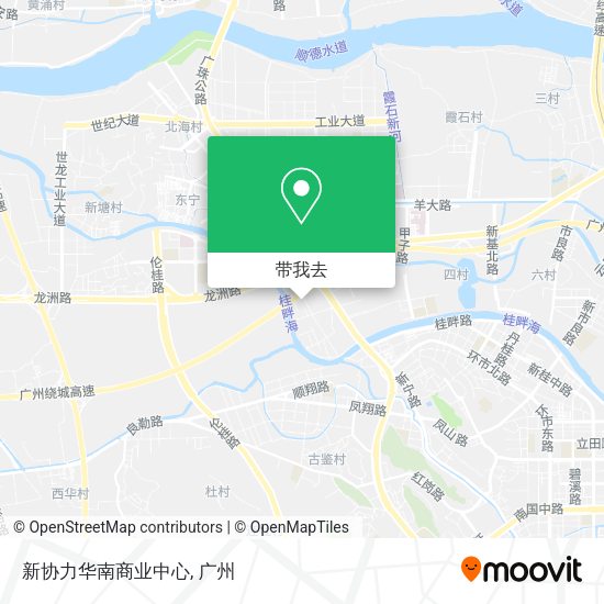 新协力华南商业中心地图