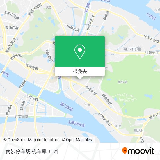 南沙停车场 机车库地图